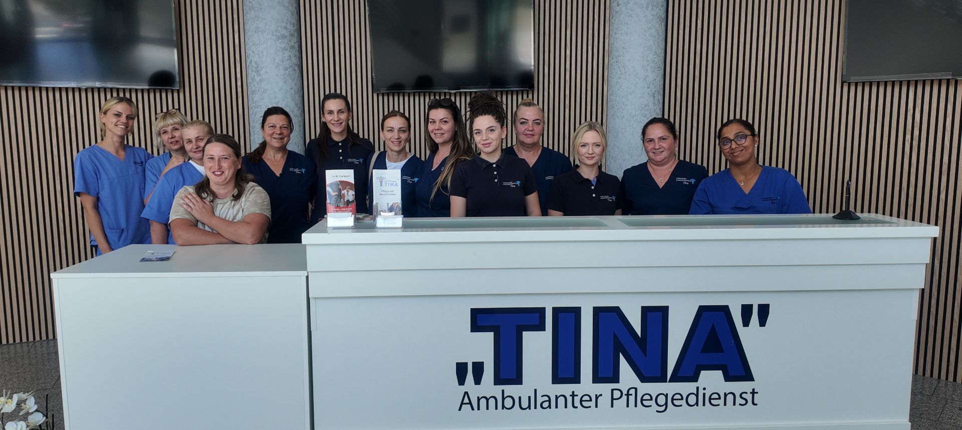 Pflegeteam im Gespräch