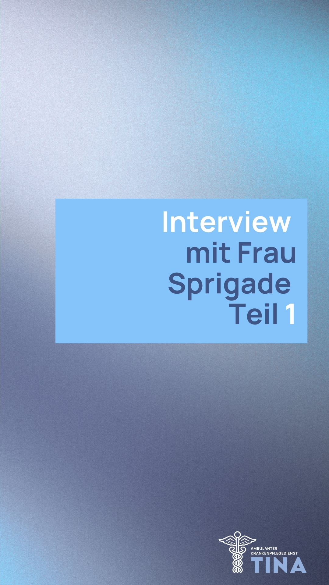 Interview mit Frau Sprigade Teil 1